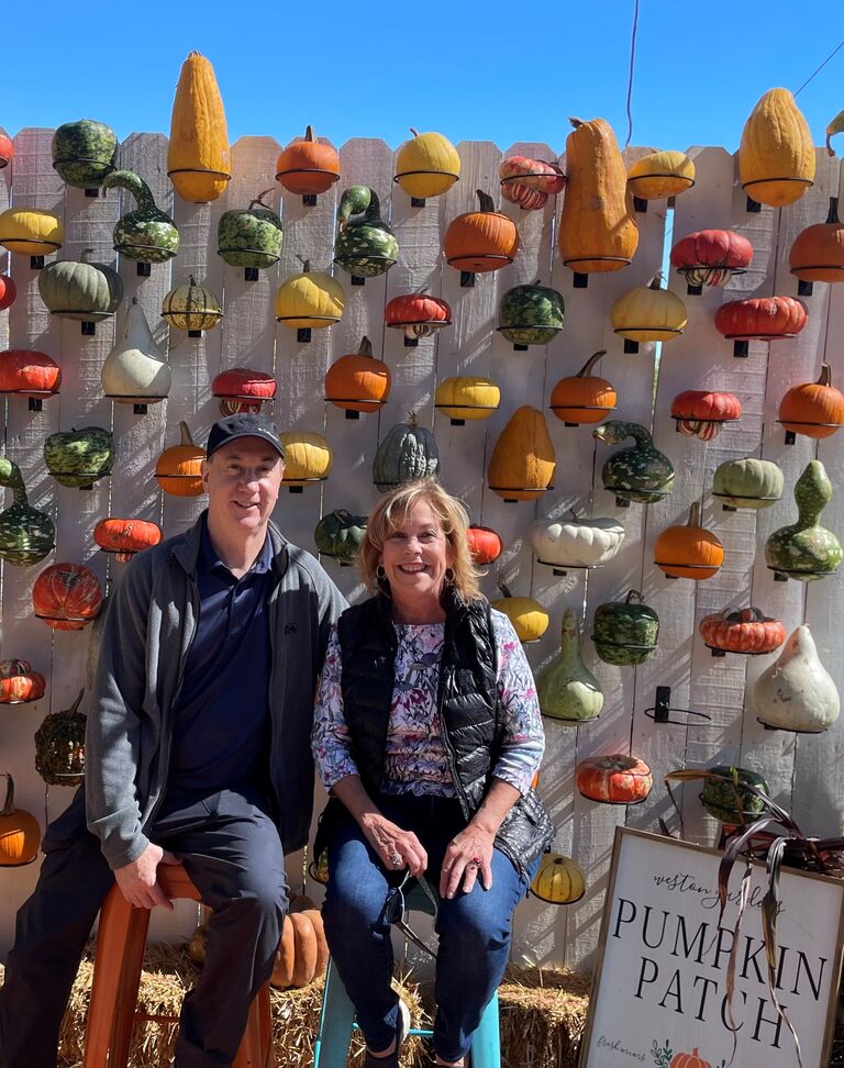 Mark & Karen made several trips to Texas, where she met Mark's family in the Houston area, and he met more of her family and friends in Arlington.