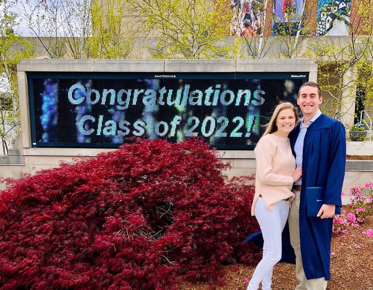 Andrew's UConn graduation ceremony