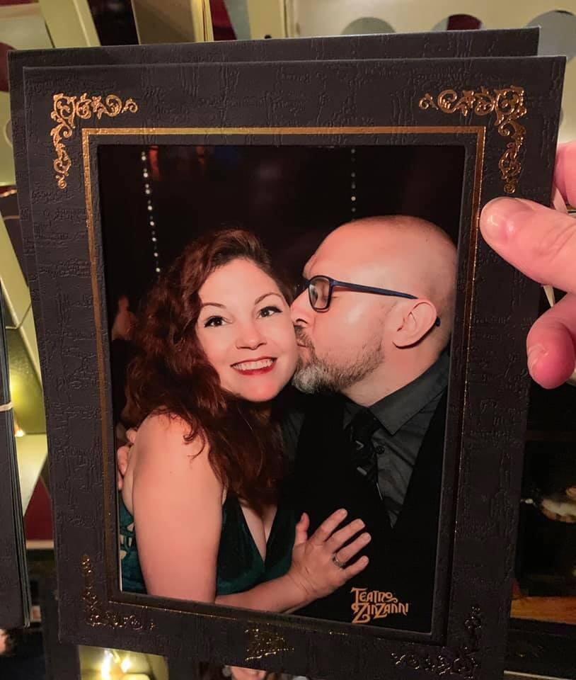 Tony pulled out all the stops to woo Angela into moving to Seattle- including a night out at Teatro ZinZanni, a dinner-and-burlesque-circus in a vintage spiegeltent!