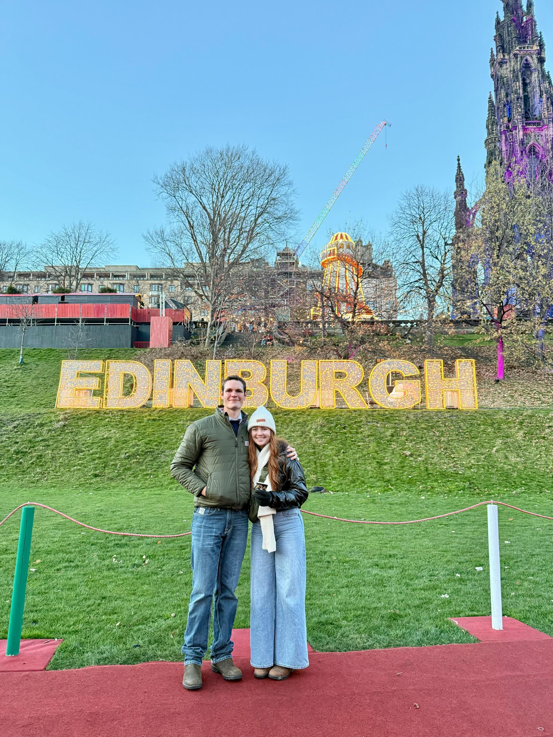 Katie left for study abroad in Scotland and after 3 long months without seeing each other, Jeremiah flew out with some family for our first Thanksgiving together and an amazing week of travel through Scotland and London, England. 