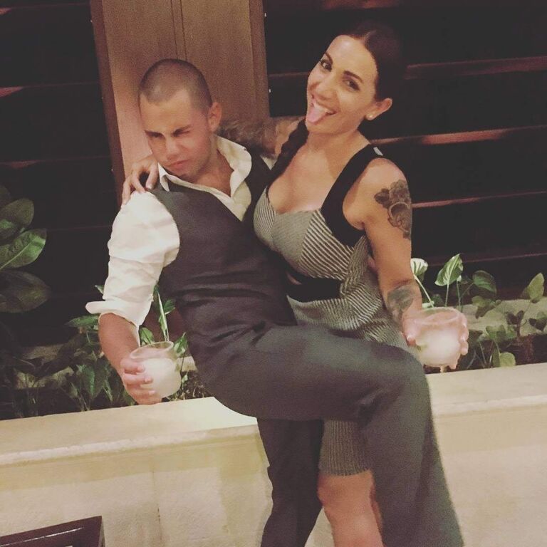 They traveled together to their first all-inclusive resort experience for their friends Brandon and Elyse's wedding and had the absolute best time! (As evidenced here)