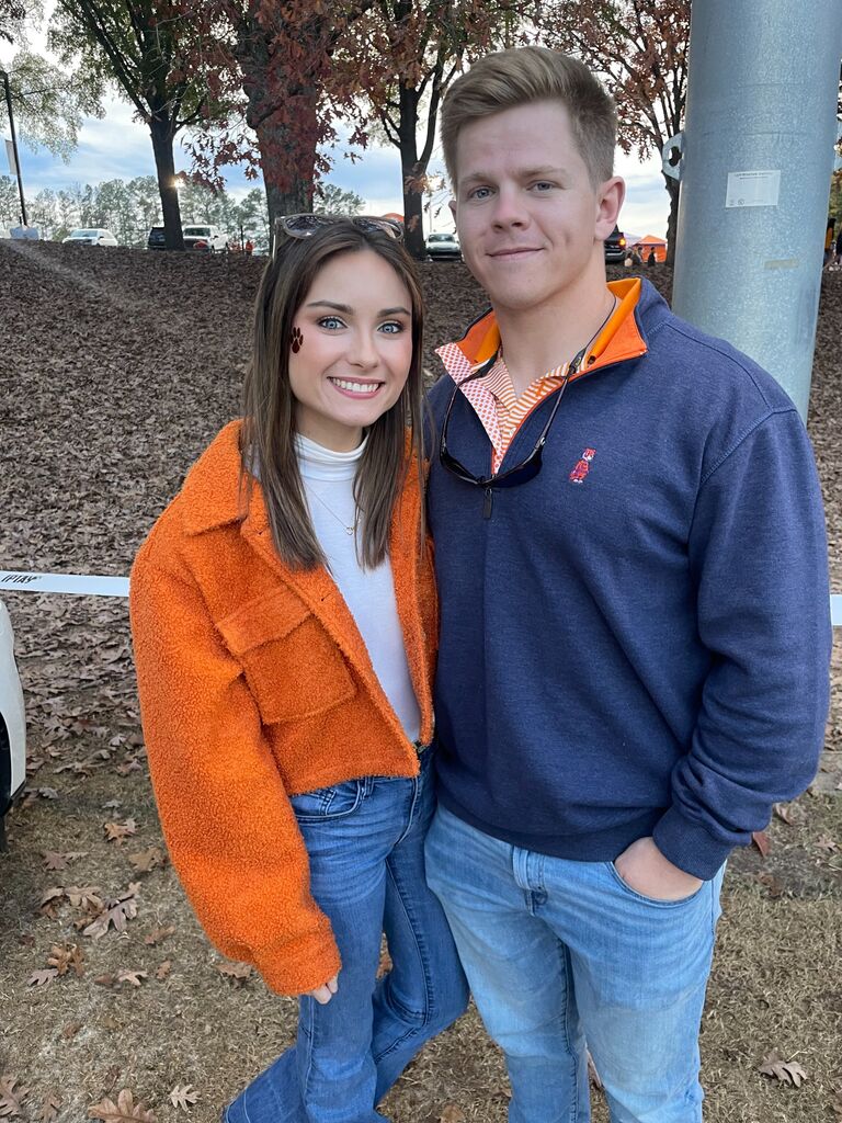 The 2022 Clemson-Carolina game. My friend, Catherine, and I got tickets to this came in Clemson the night before. It was very last minute, but we had a great time. 