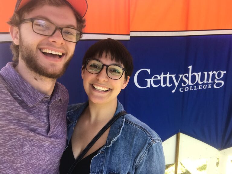 Sarah & Mike still frequent Gettysburg Homecomings!
