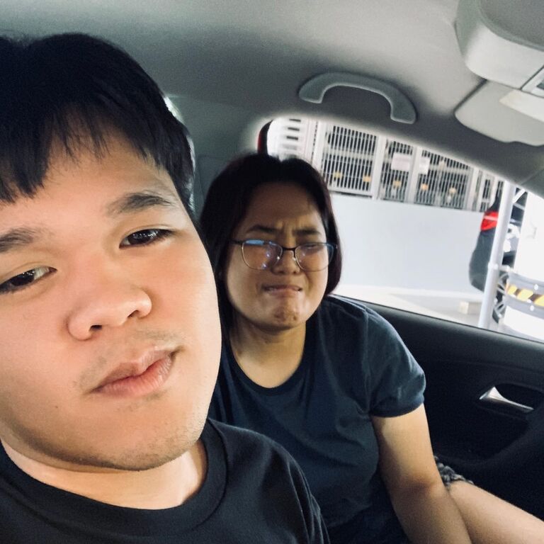 Timo's first time driving us out on a date