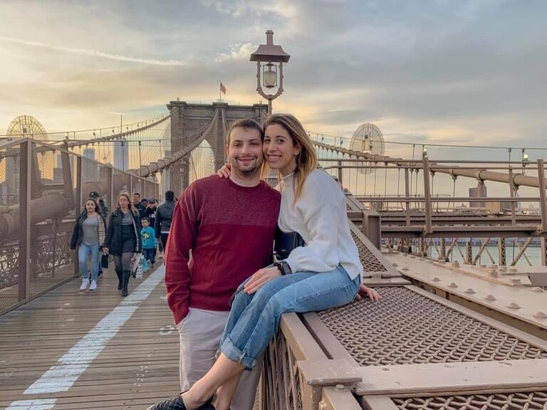 Brigitte and Matt got their first taste of being roommates when Matt did a semester of law school in NYC. The two lived in Williamsburg, which is where they adopted their first cat, Billie.