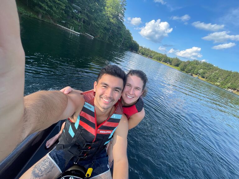 Spending the 4th of July together in Iron River, WI