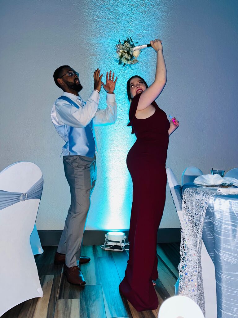 When Cassandra caught the bouquet 🫣💍