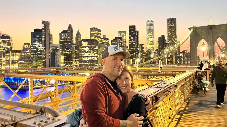 Sean's first trip to NY!