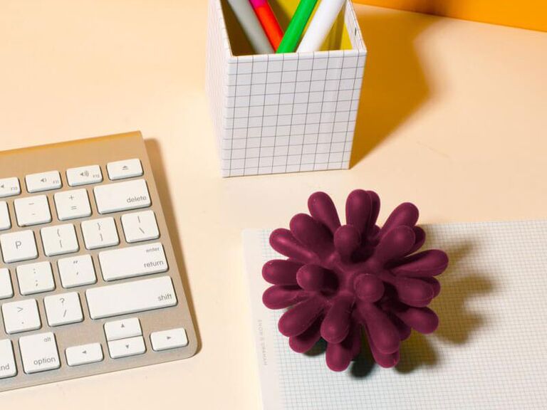 Stress relief fidget toy on desk