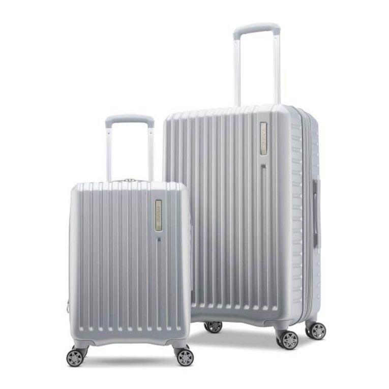 Sleek two-piece luggage set from The Knot