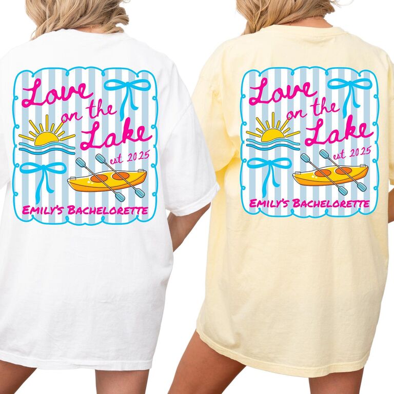 Lake bachelorette t shirt