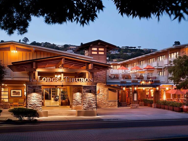 Wedding venue in Tiburon, California.