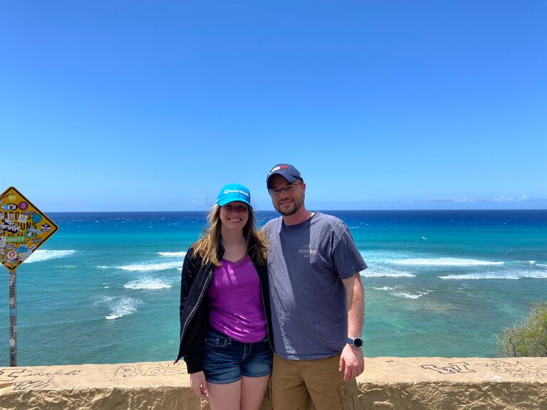 The couples first trip to Hawaii together, a place that would become very special to them