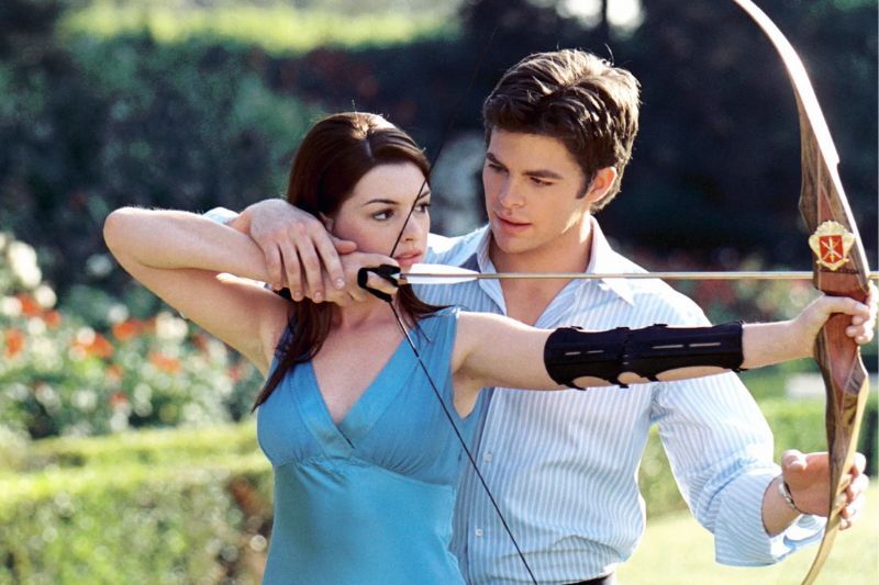 Archery lessons Princess Diaries themed party ideas