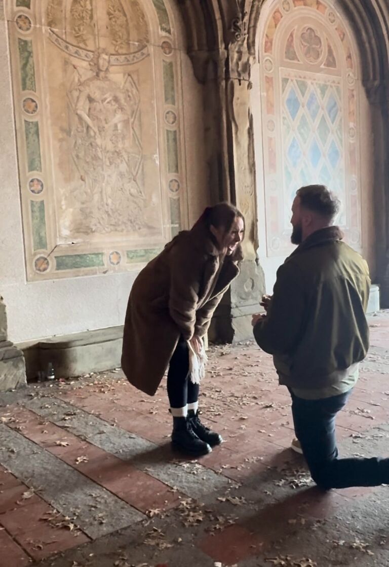 He asked, she said yes!