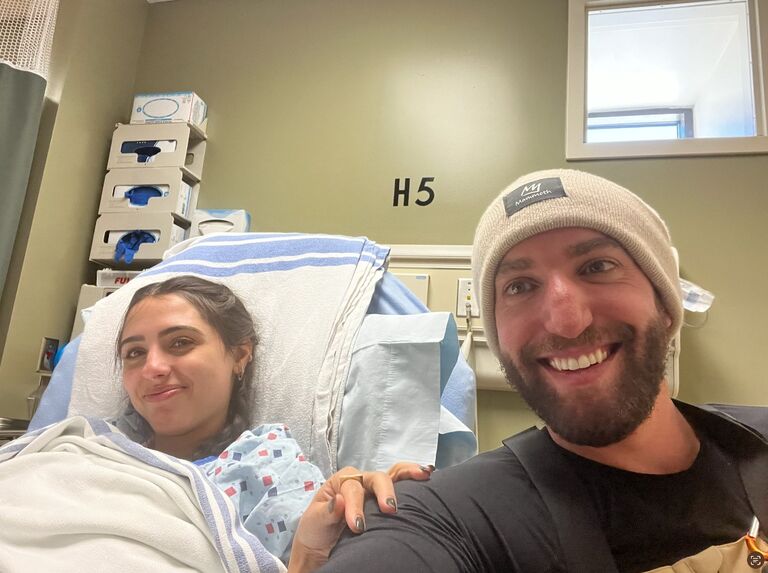 1st hospital trip- clearly Jared was a bad snowboarding instructor.