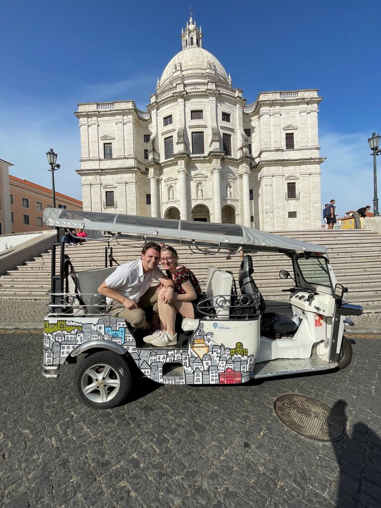 Being tourists in Lisbon! 