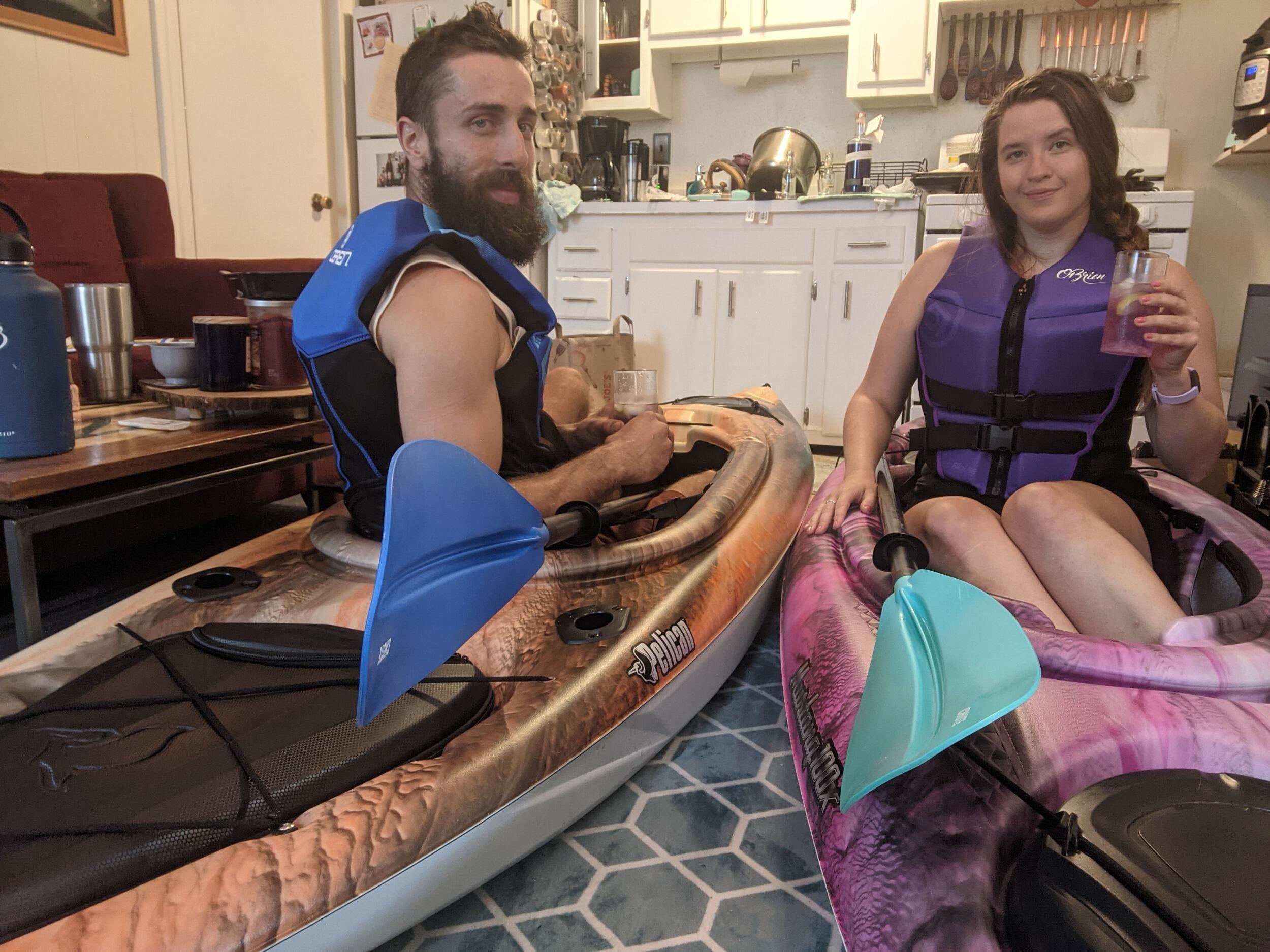 After spending time together in Bristol during the chaos of COVID, Devon and Noel officially moved in, repainting the kitchen cabinets and making the most of their 300 square foot riverfront apartment. Also in the U-Haul were three of Devon's best friends: Soni, Phil, and Sarah.