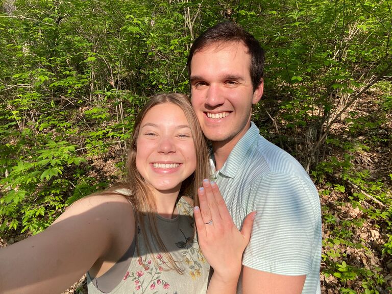 And, finalllly, he proposed.
