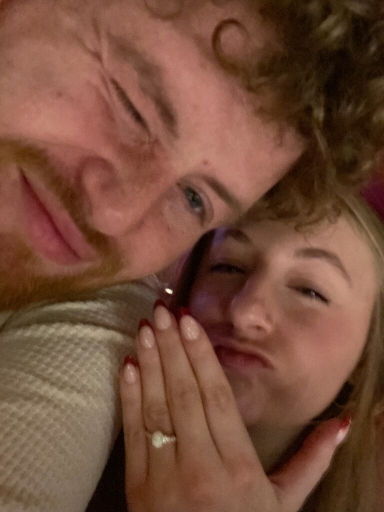 He Popped the Question!