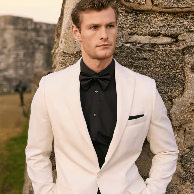 Jos. A. Bank white suit
