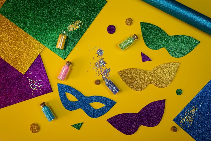 Mardi Gras Mask Making Station