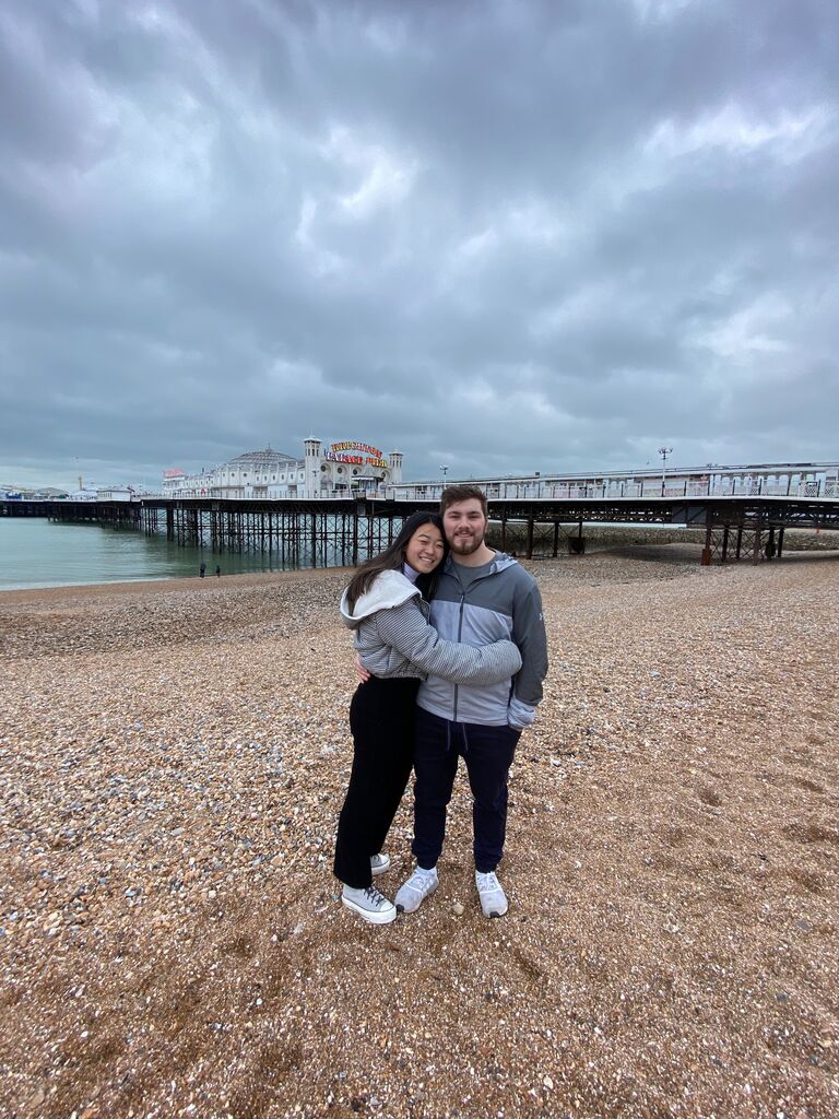 Wyatt visited Olivia in London!