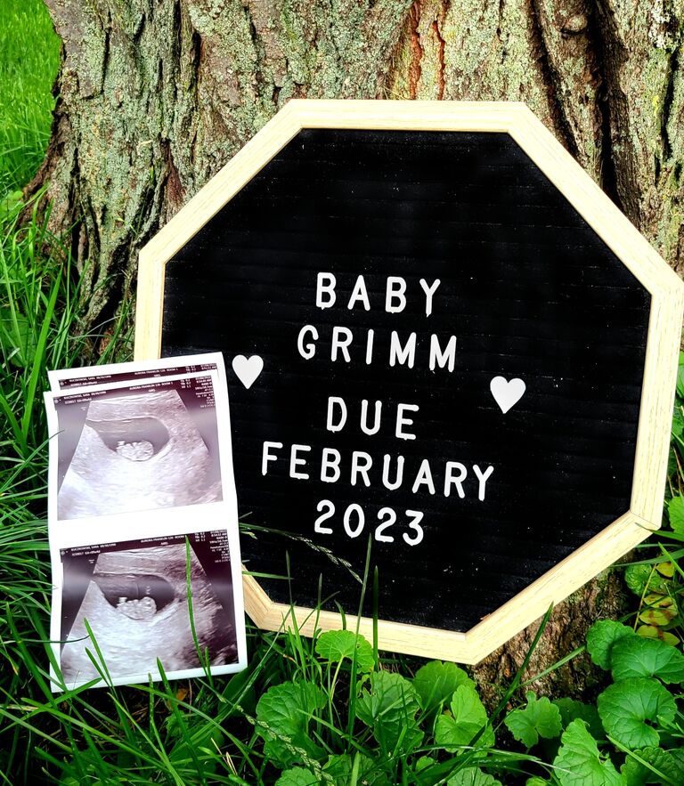 Announced that we were expecting a baby girl.