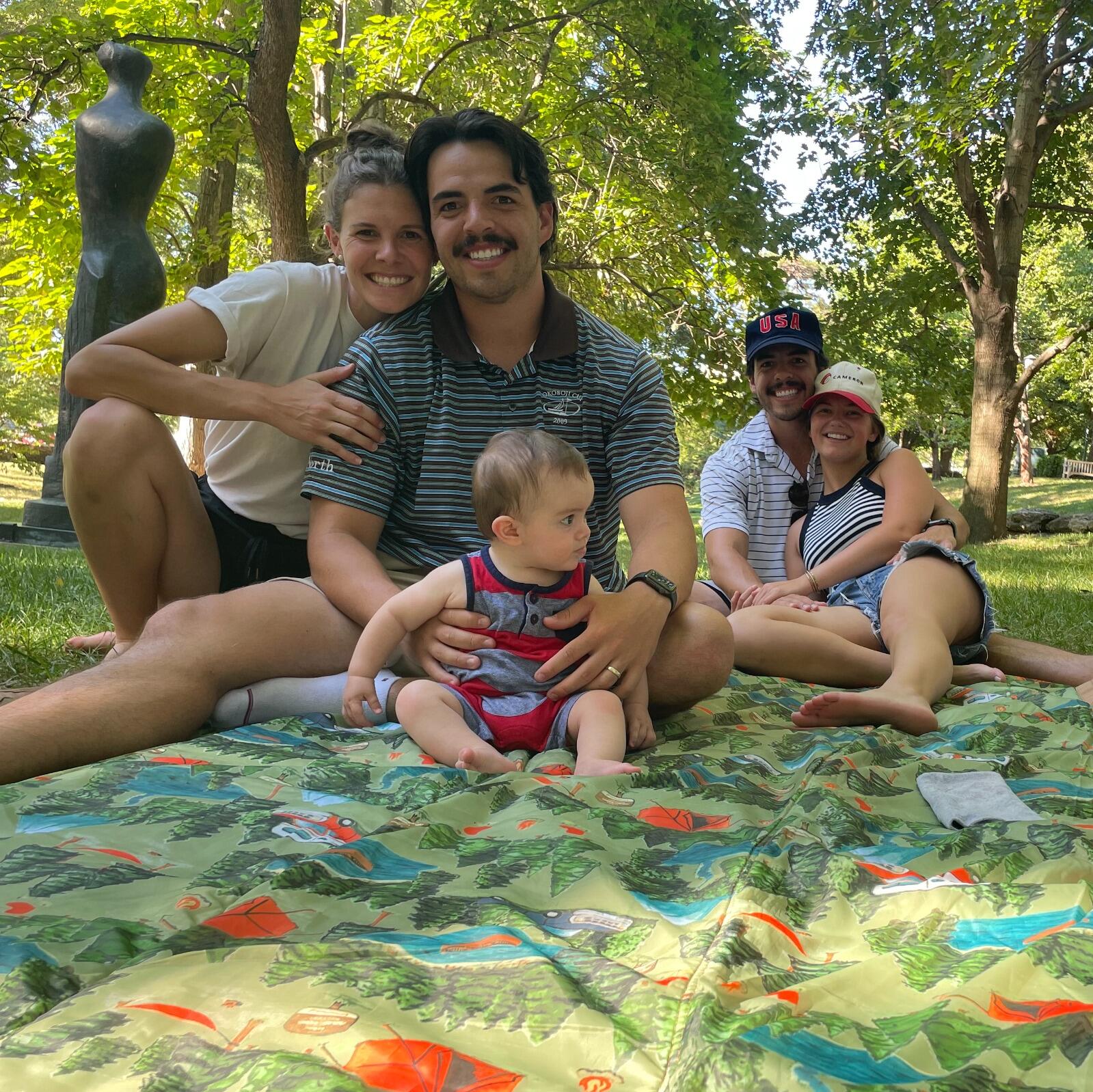Family day that we didn't know was a family day yet - with Carter, Reighan, and Luca!