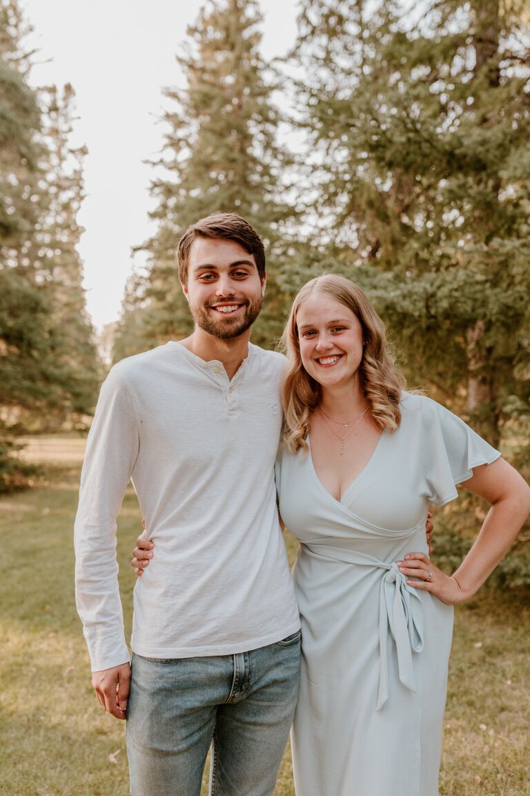 Zonneveld family photos at Assiniboine Park, we couldn't help but sneak a photo together.