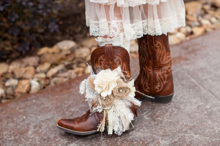 lace cowboy boots