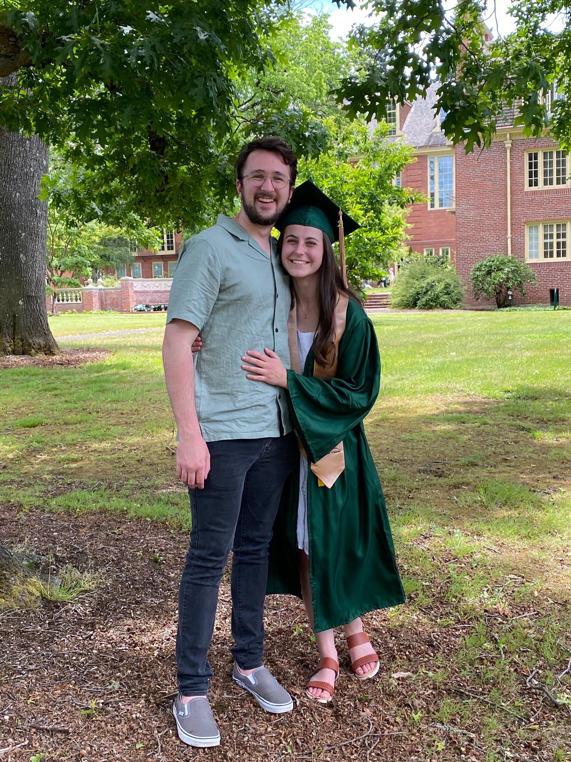 Zoe's graduation from UO