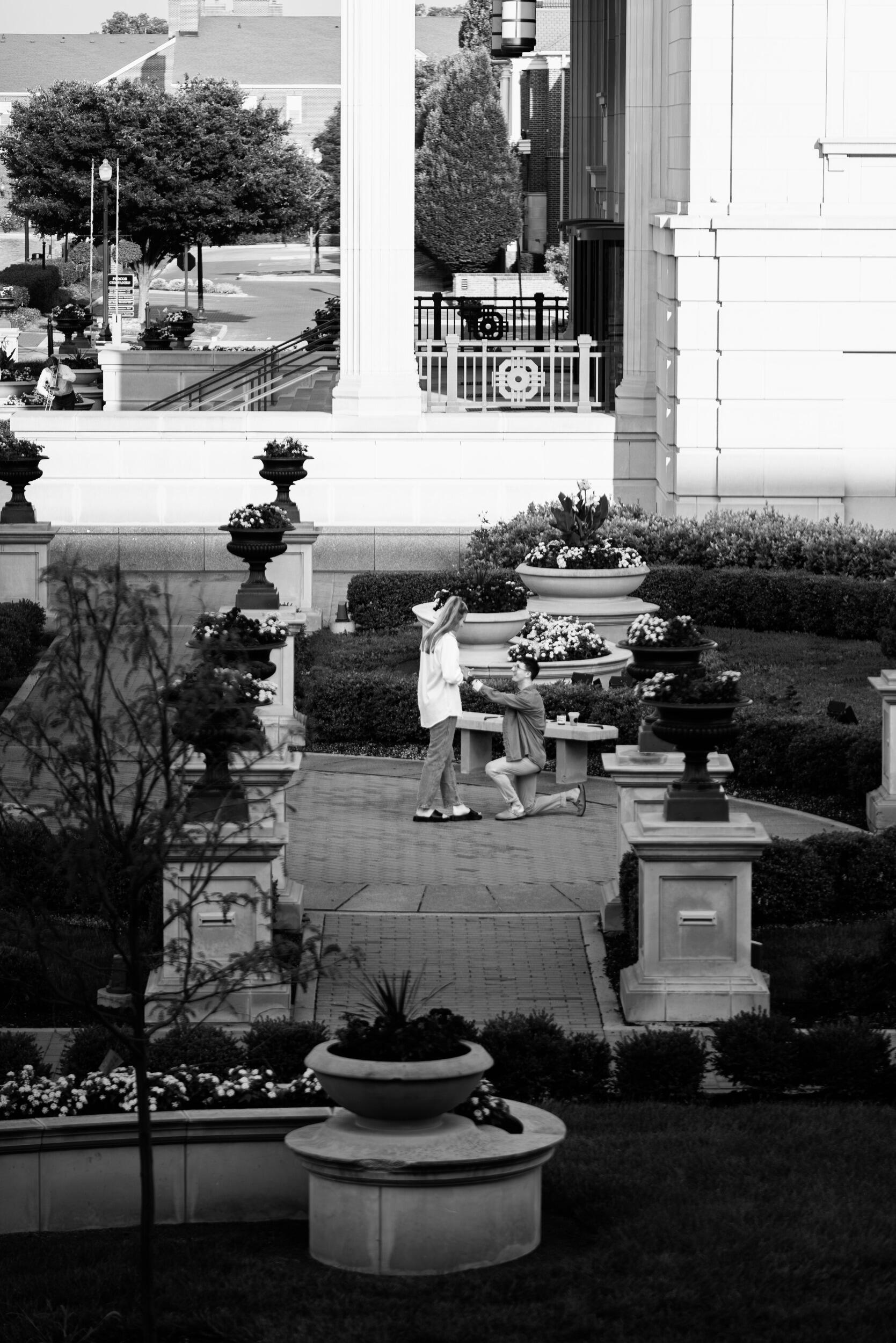 Sam gets down on one knee and asks Michaela to marry him. She said yes! :)