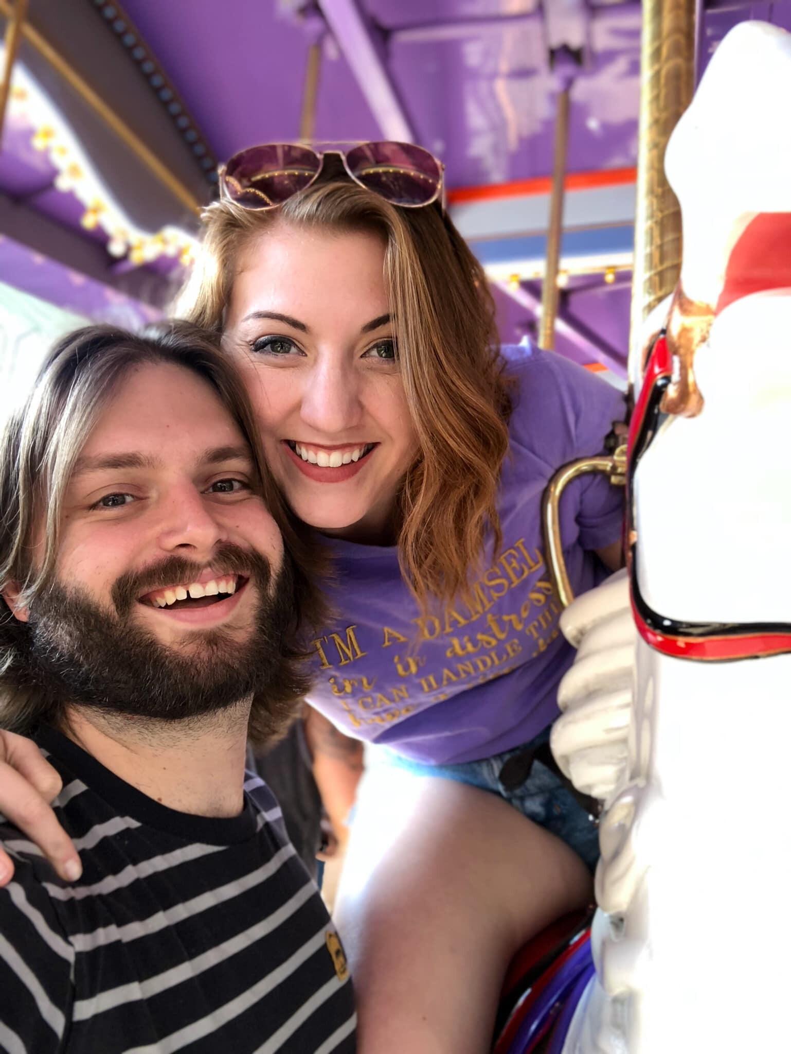 Our first trip to Disneyland, referenced in Skyler's vows