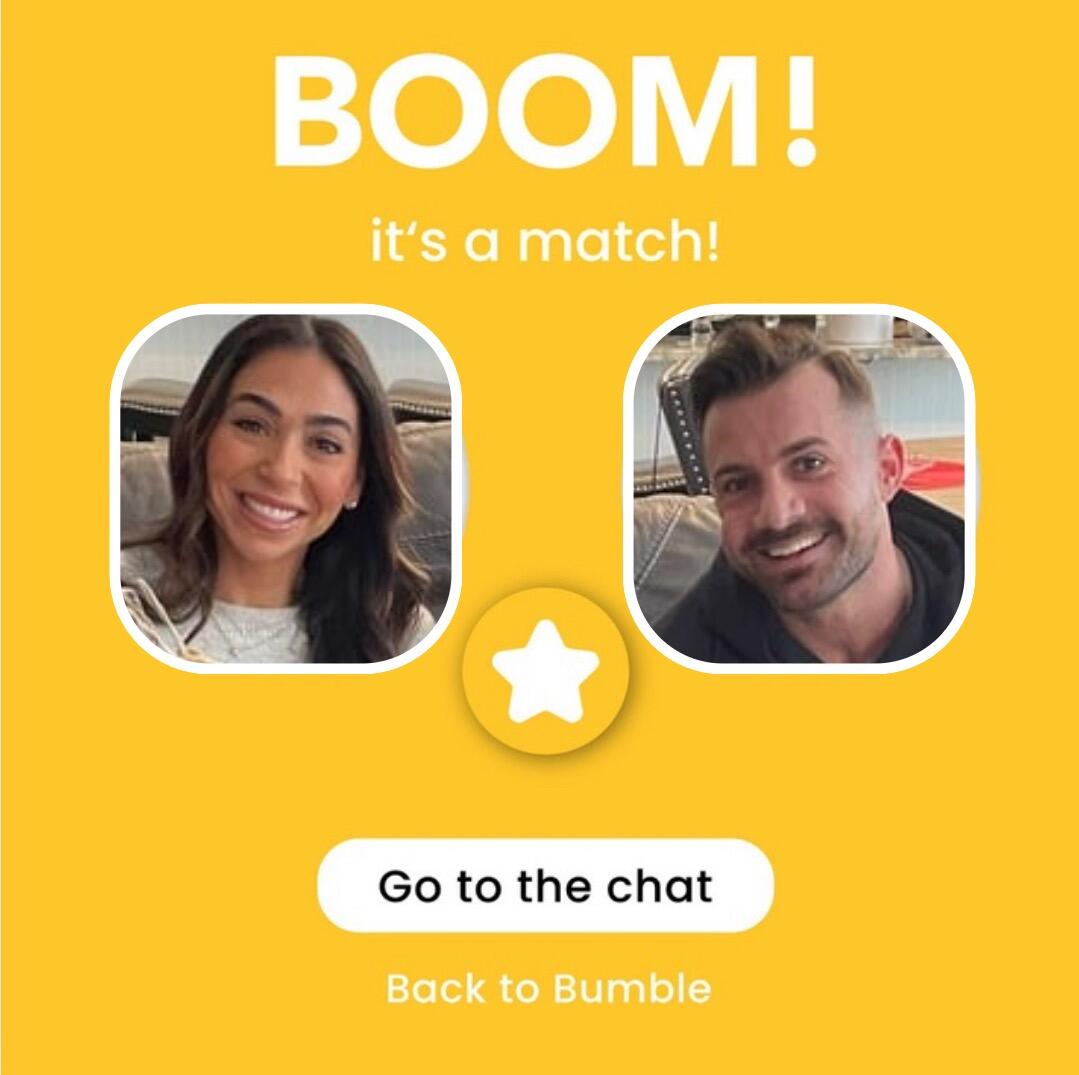 Where the story begins! Casually scrolling on bumble Vida and Jonathan came across each other and instantly matched...but only to realize this was the SECOND time they'd matched! A year prior they had matched but never spoke since right after they matched Jonathan shut down his bumble account. Rumor has it that when Vida's picture popped up as MATCHED, Jonathan collapsed out of excitement, was knocked unconscious, and shut down his app.