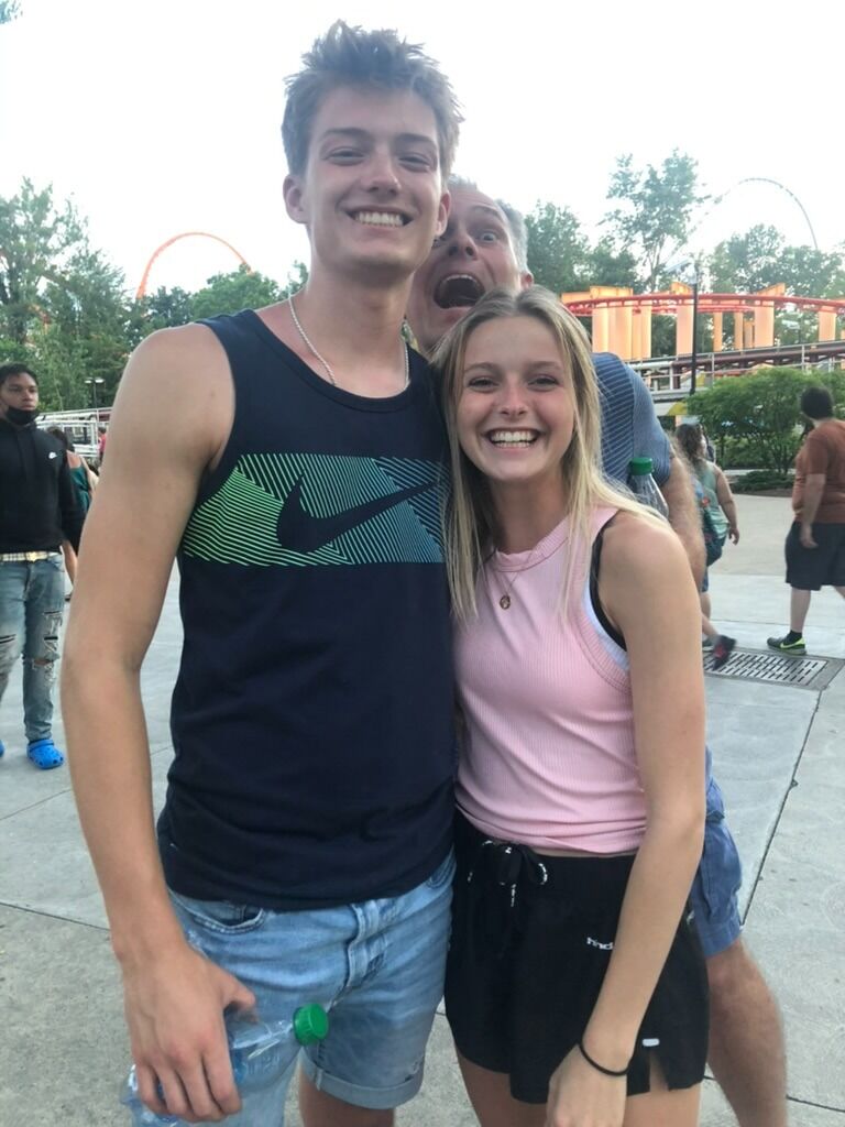 Celebrated Caleb's birthday at Cedar Point!