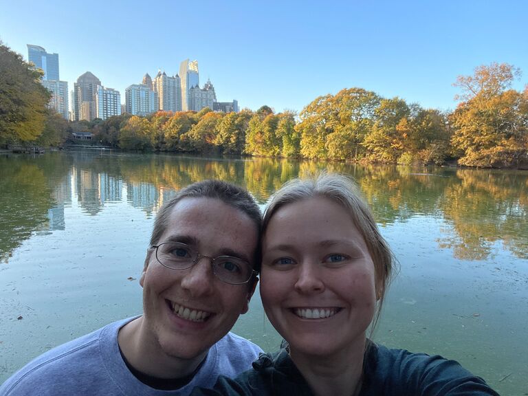 One of our many strolls through Piedmont Park