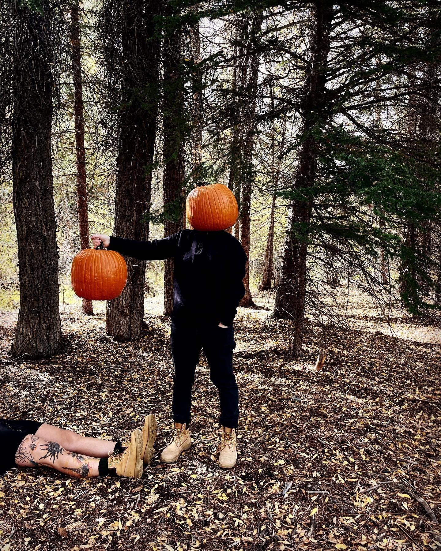 Pumpkin Head Photoshoot 