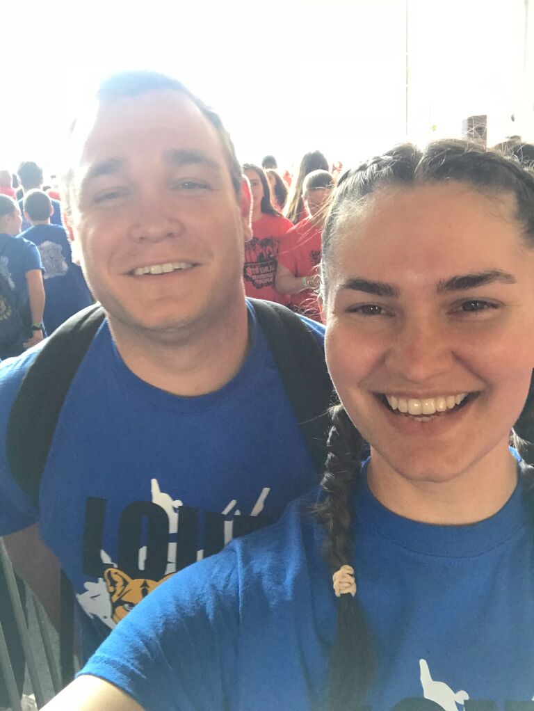 Chaperones on the 8th grade trip to Universal Studios