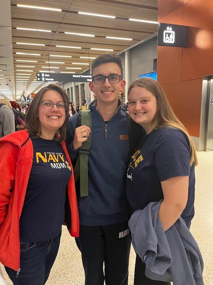 Getting Maxwell from the airport at 2 AM a couple days before Christmas for our first holiday being long distance.