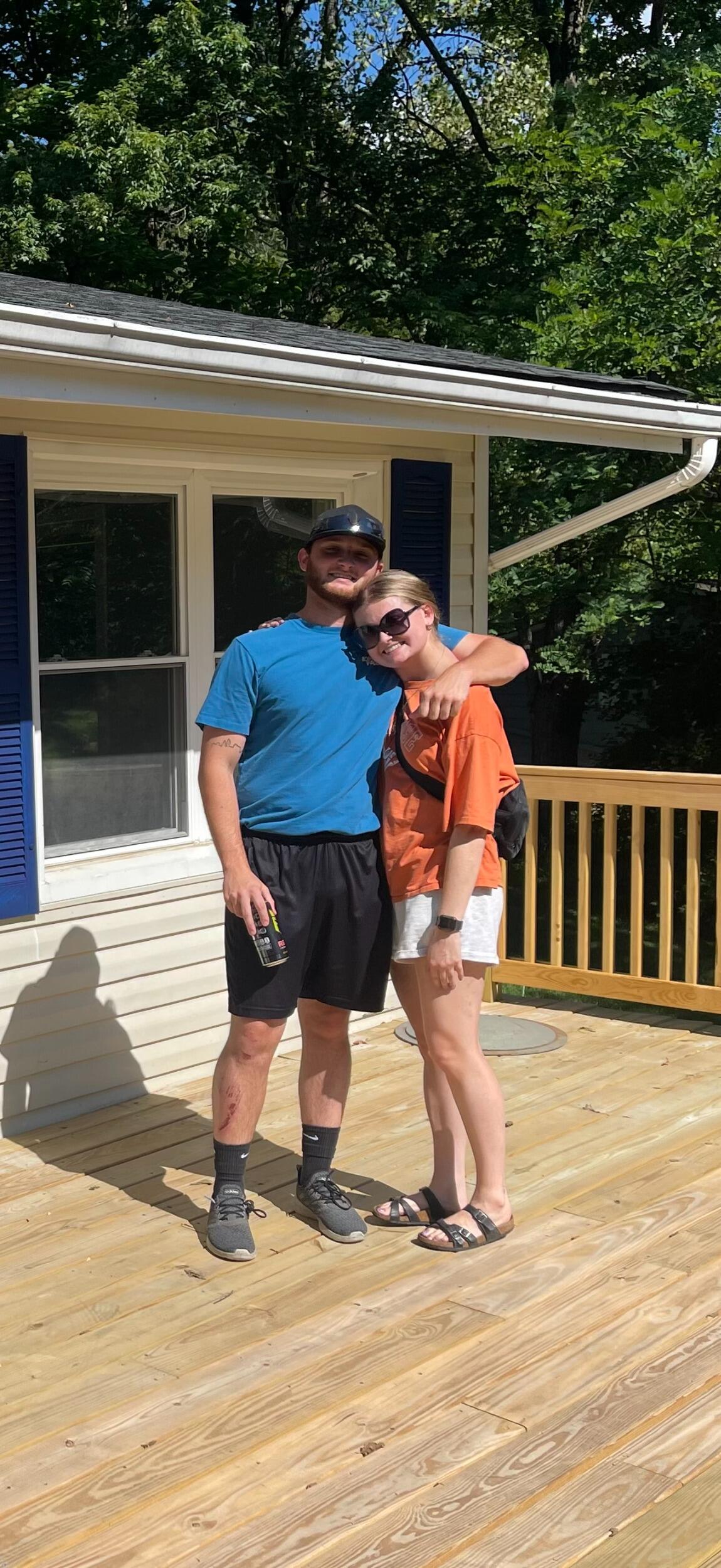 After grueling months of house-hunting, Nicole and Zachary fell in love with and purchased their first home! The kitties, Remy and Val, love it just as much as their parents do. Nicole and Zachary have already made so many memories on "The Ridge".