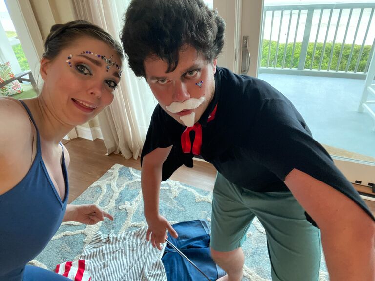 Murder mystery party.