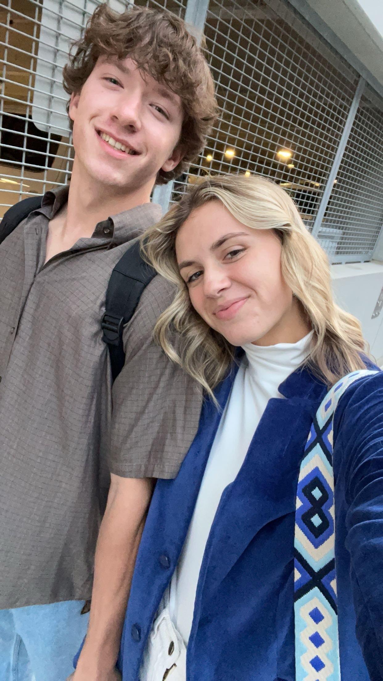 Drew helped Riley set up for a huge conference her work was putting on all day. We had so much fun together!