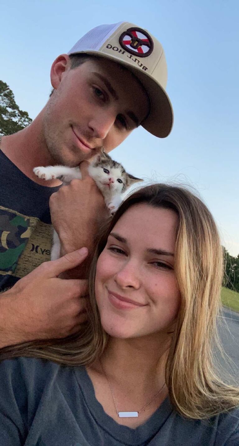 when we got our first fur baby, Whiskey
♡