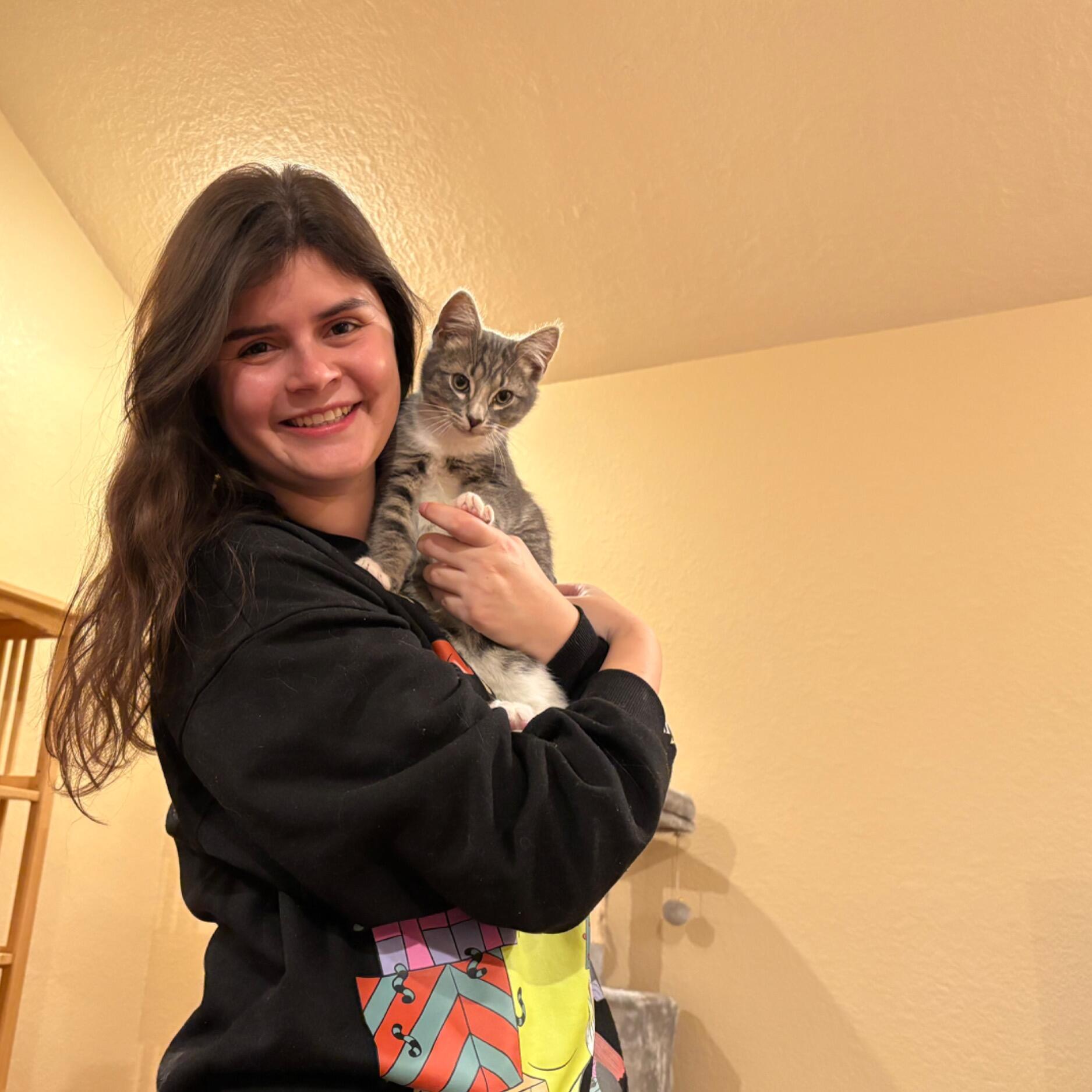 Can’t forget our little guy! So thankful that we investigated the strange sound in the woods! 