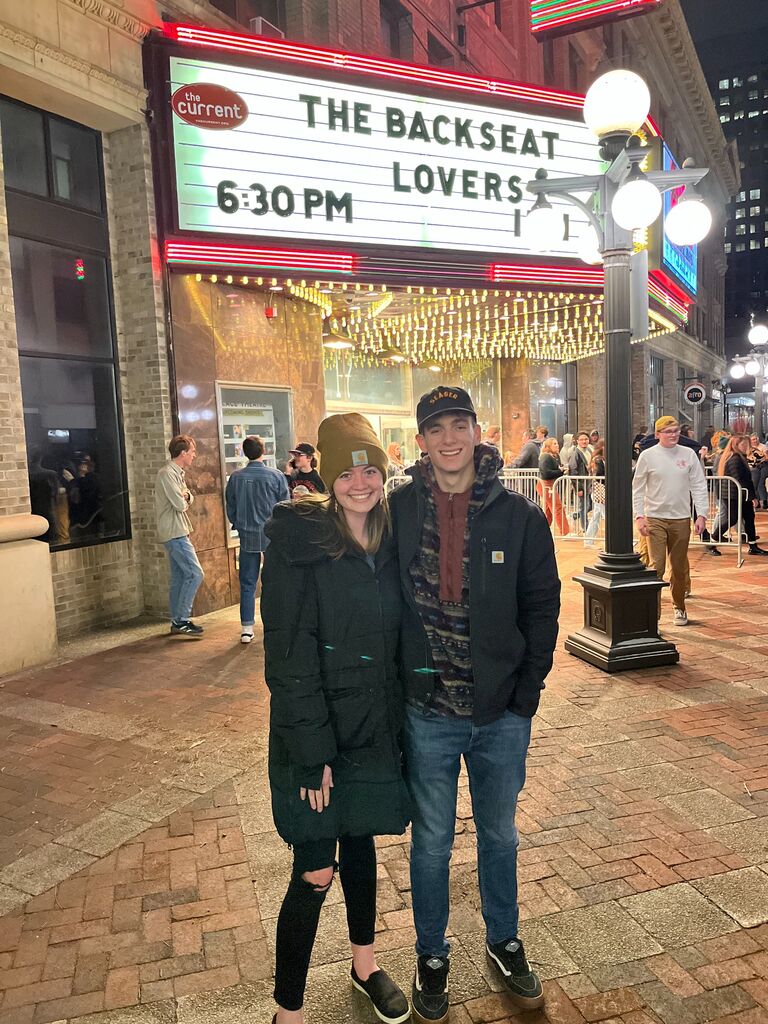 Concert with one  of our favorite small bands, The Backseat Lovers.