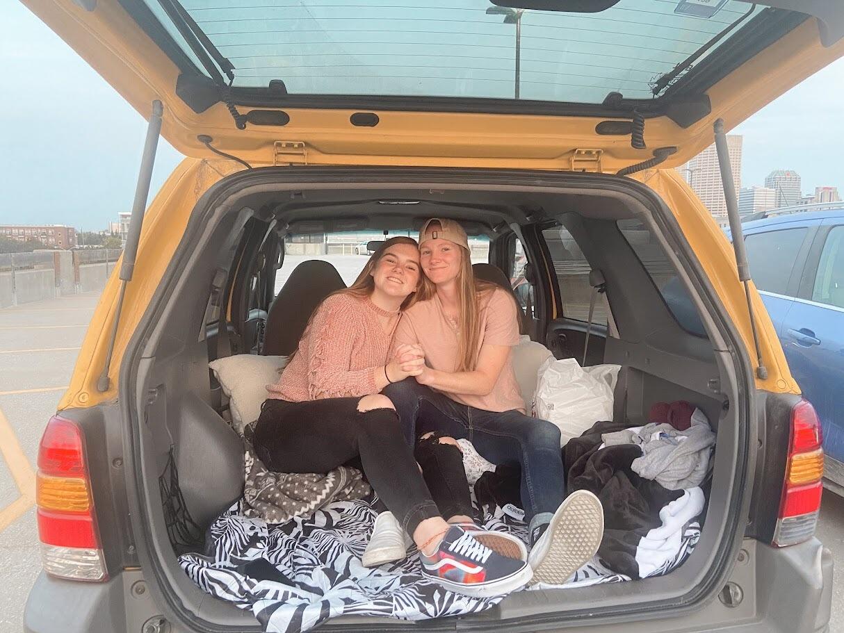 We celebrated the first of many of Taylor's birthdays together watching a rooftop sunset for her 21st!