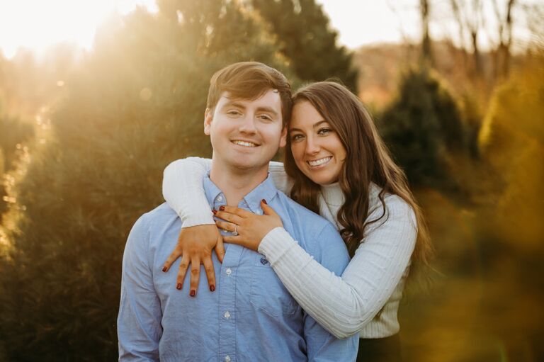 Our engagement photos! One step closer to the big day. We got lucky with a 50 degree sunny evening in December that made for amazing pictures. 