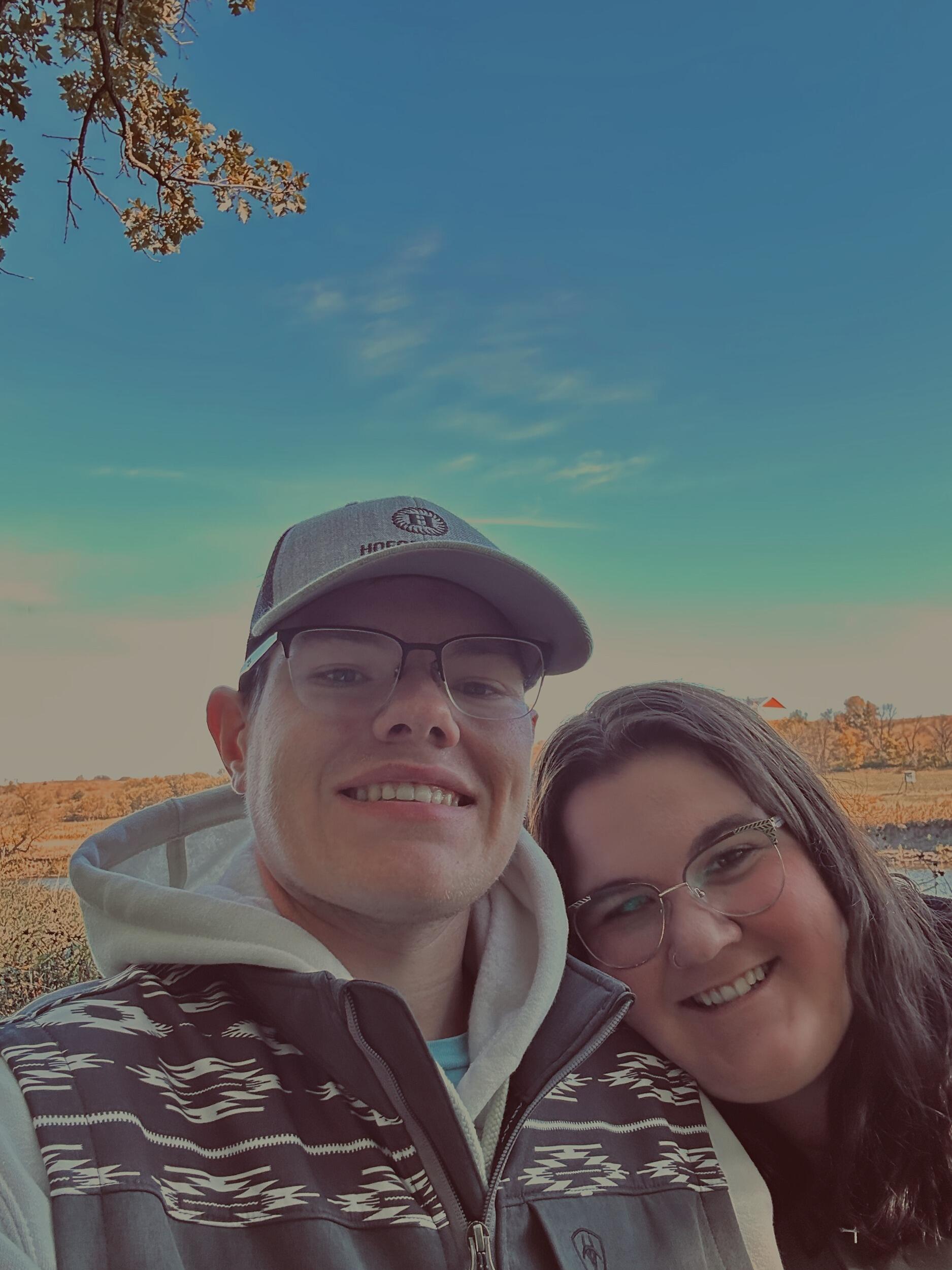 Cade's 22nd Birthday!!! It was a very special day going hiking and then dinner with family. The couple will tell you all about the hike and how they did get lost turning their simple one mile walk through the woods into a five mile hike to find the truck again.