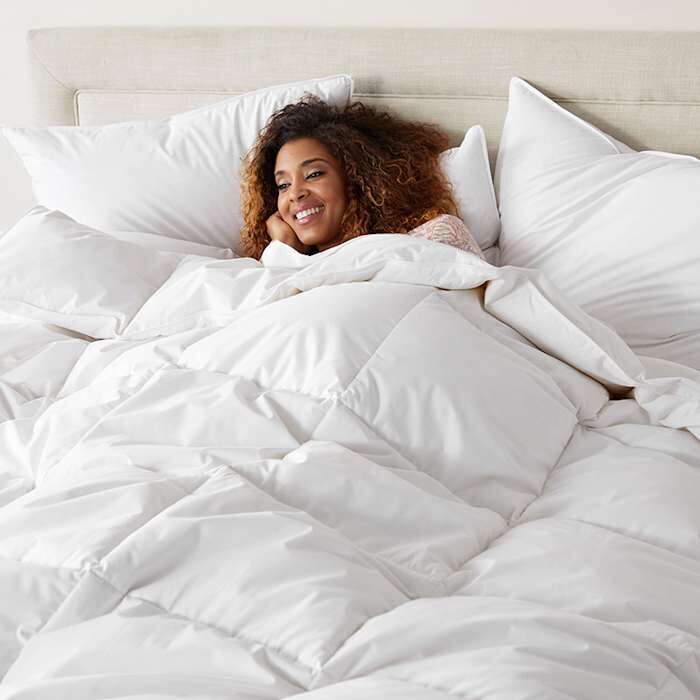 Wool and down comforter anniversary gift